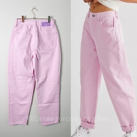 BOYISH The Toby 90s High-Waisted Tapered Jean in Lavender Hill - Festival - Picture 1 of 5